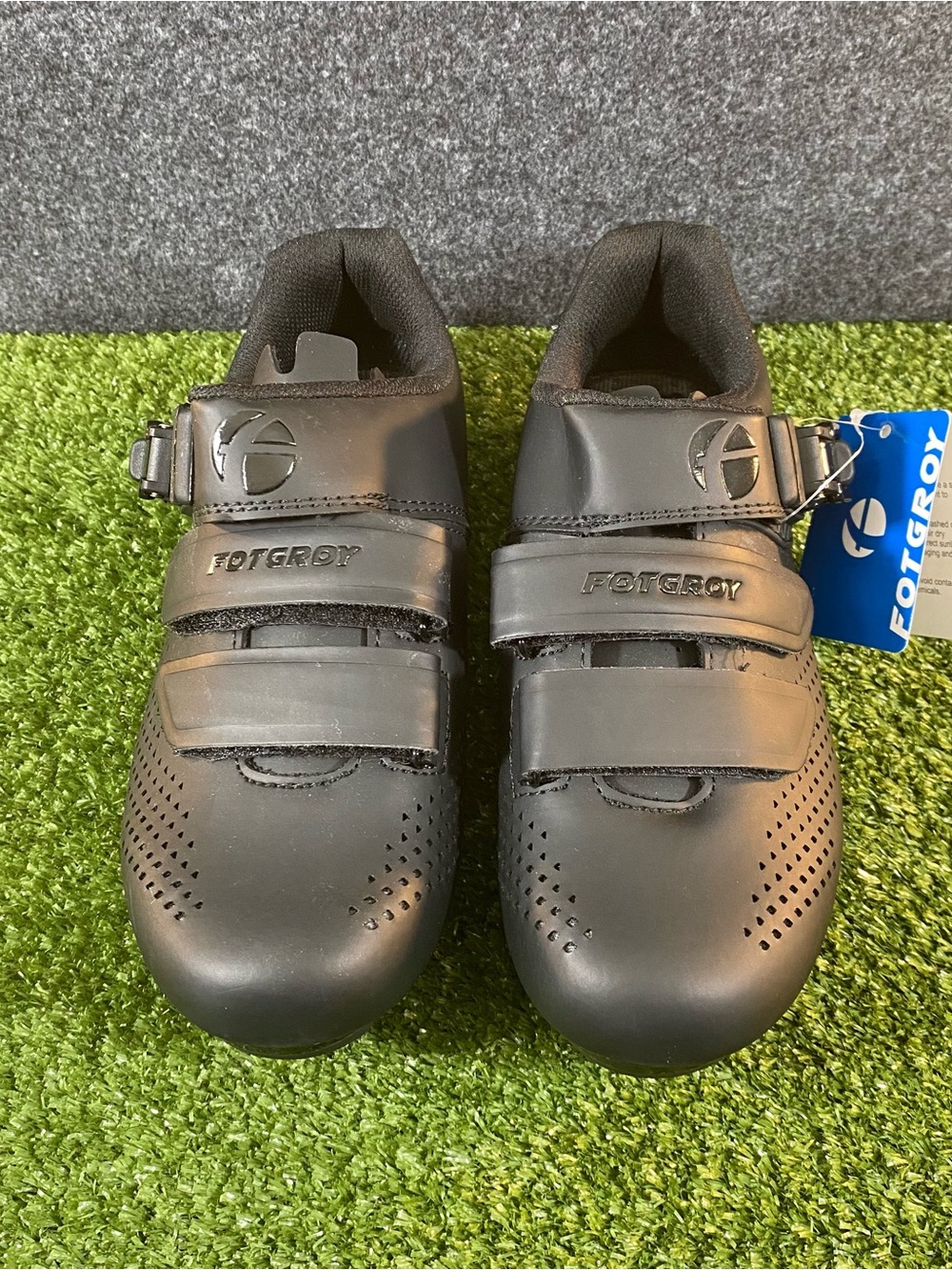 FOTGROY MTB SPD Clipless Cycling Shoes Unisex US Men 6 Women 7.5-8 EU 39 Black